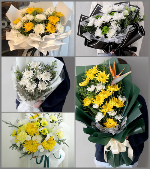 安徽马鞍山花山区金家庄街道白事花束代送